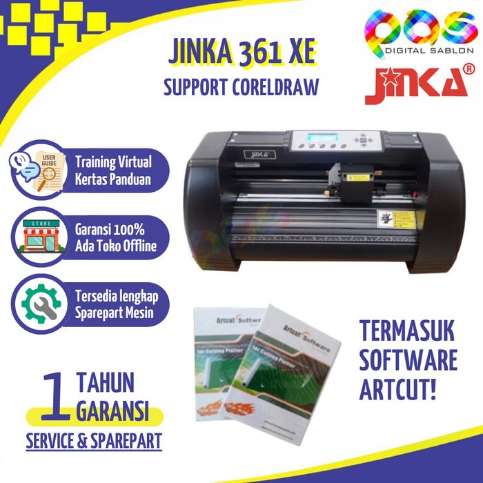 Gambar Mesin Cutting Sticker Jinka 361 - 361, Tanpa Artcut dari Pas Digital Sablon undefined Tokopedia