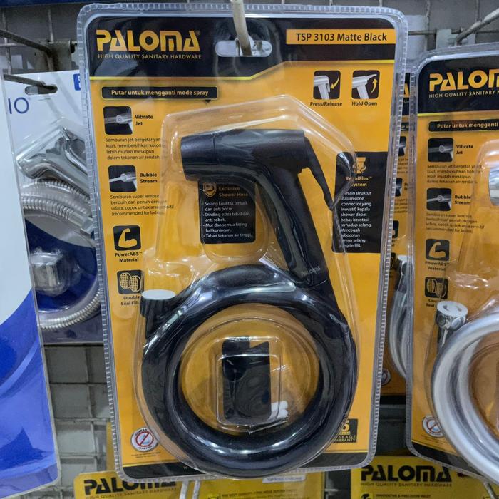 Gambar Paloma Jet Shower Toilet TSP 3103 - Black dari Home Mart Jakarta undefined Tokopedia