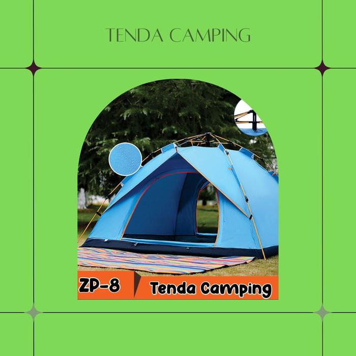 Gambar Tenda Camping Simple /Tenda Outdor/Tenda Camp Tenda ZP-8-ARMY TERMURAH dari Zentra Bandung undefined Tokopedia