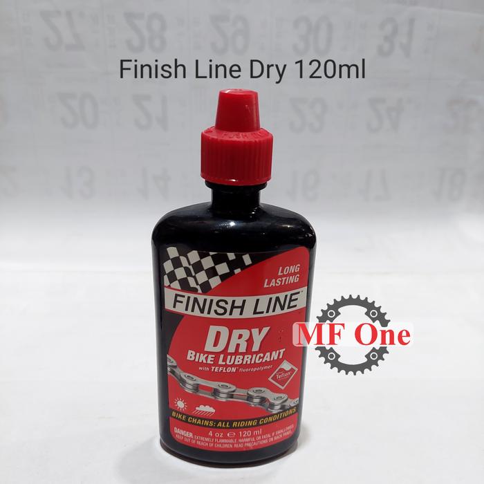 Gambar Pelumas Rantai Sepeda Finish Line Teflon Dry Lube 60ml dan 120ml - 120ml dari MFone_NEW undefined Tokopedia