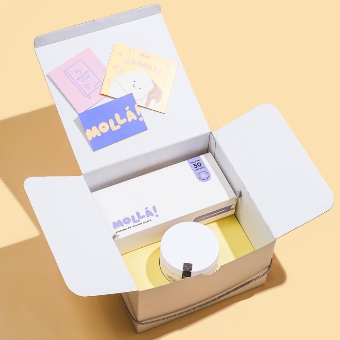 Gambar GELATO GIFT PACK - Low Calorie Gelato by Molla Creamery [Hampers Ulang Tahun Kado Kue Ultah Gift Set Es Krim] - Mix Bundle dari Molla Creamery undefined Tokopedia