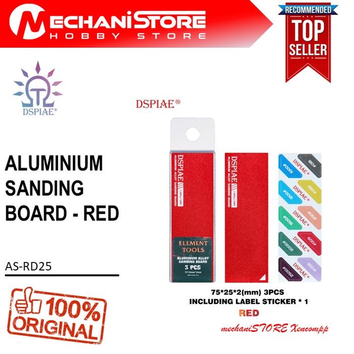 Gambar DSPIAE Sanding Stick Aluminium LARGE SIZE - Amplas Tools Gundam - Merah dari mechaniSTORE Bandung undefined Tokopedia