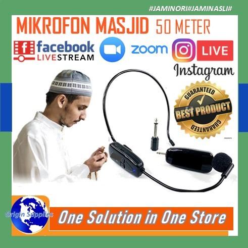 Gambar Mikrofon Mic Clip On Wireless UHF Zoom Live Imam Masjid Musholla - 2 MIC dari OriginSupplies undefined 5 Tokopedia