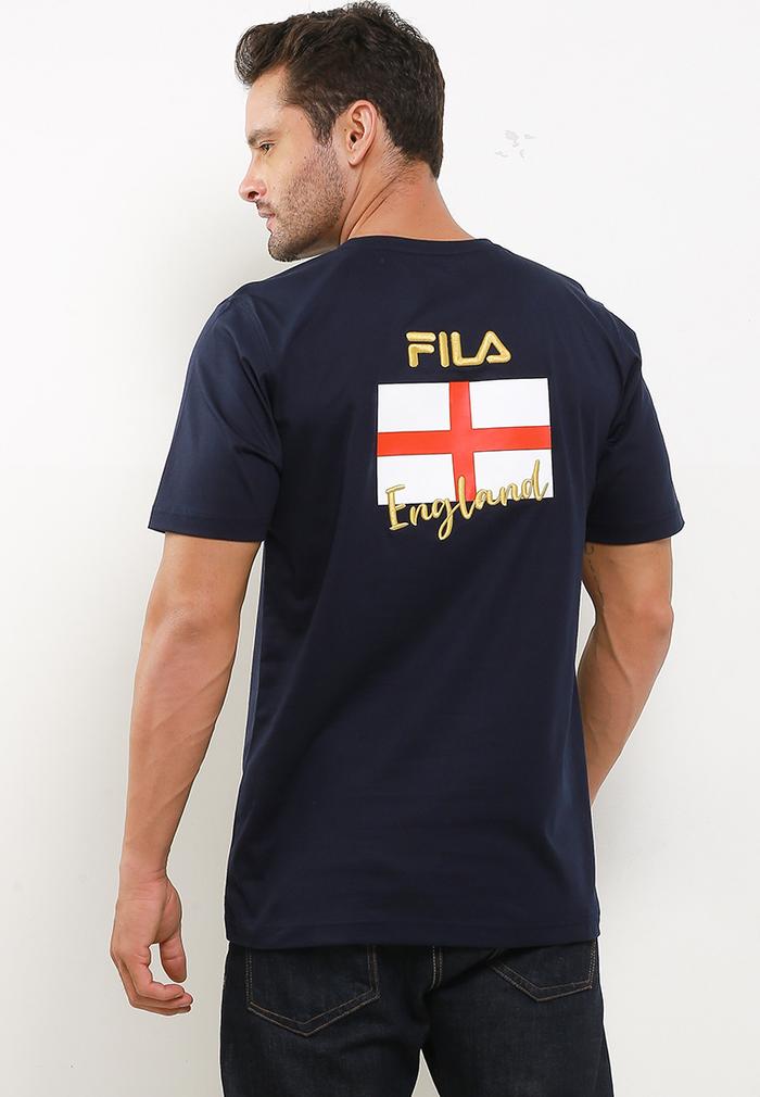 Gambar FILA Kaos Pria Striker England - Navy - M dari FILA Official Store undefined Tokopedia