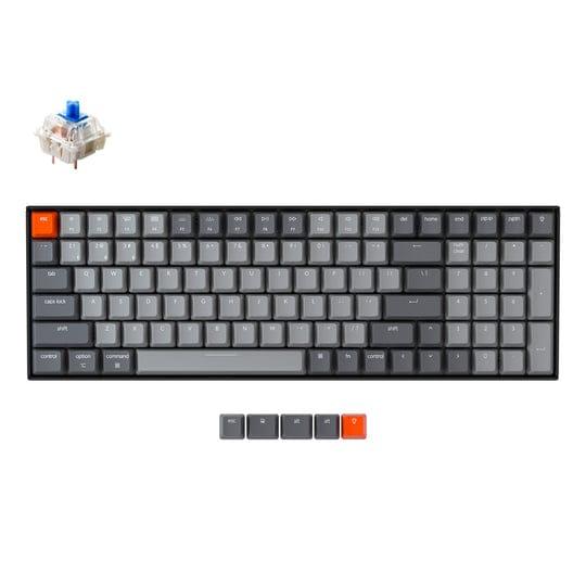 Gambar Keychron K4 (version 2) Hot-Swappable WHITE Backlight PLASTIC Frame - Blue Switch dari Keyboardpedia undefined Tokopedia