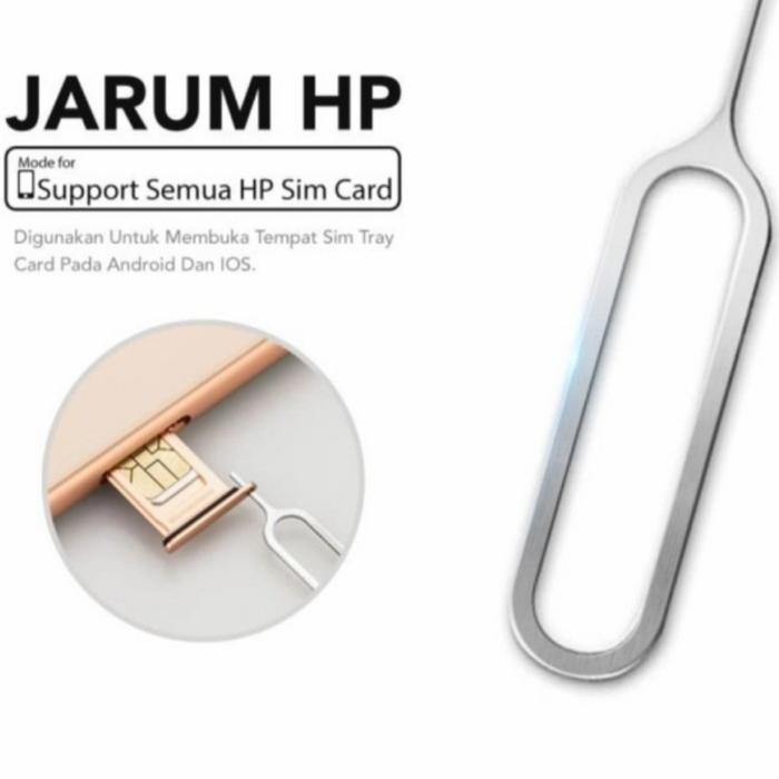 Gambar Jarum Sim Card Pin Ejector Tusukan Kartu Hp Jarum Pembuka Simcard ORI - BIASA 3.4CM dari CLASS PREMIUM ID undefined Tokopedia