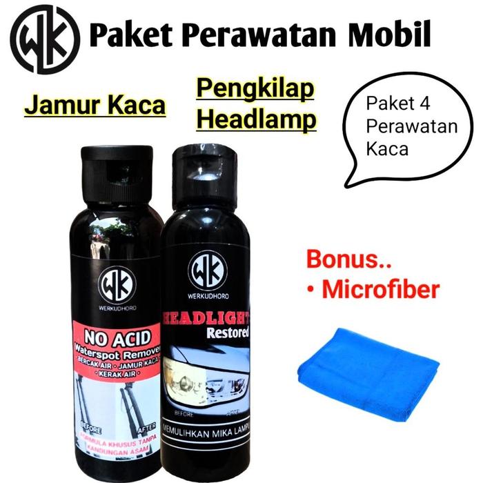 Gambar PAKET PERAWATAN MOBIL WK LENGKAP / PENGKILAP BODY MOBIL PUTIH MERAH - PAKET 4 KACA dari rianto912 undefined Tokopedia
