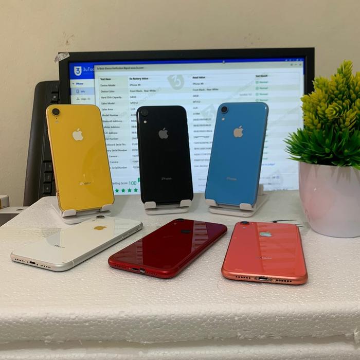 Gambar Iphone Xr 64 Gb128Gb Fullset Second Ex Inter ORIGINAL - Blue, 64 gb dari TurunHargaBOS undefined Tokopedia