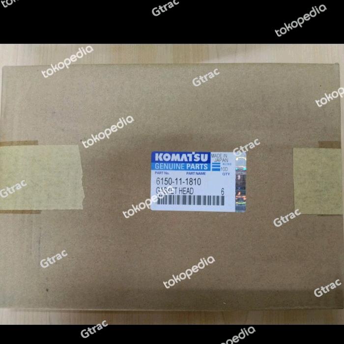 Jual Gasket cylinder head 6150-11-1810 komatsu engine 6d125 - Jakarta ...
