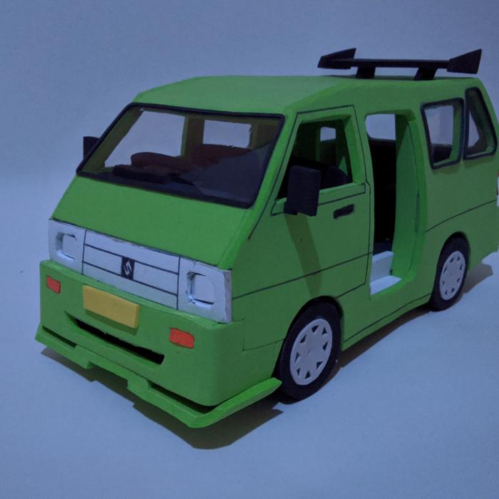 Gambar Mobil Angkot - Hijau dari Mobil-Mobilan undefined Tokopedia