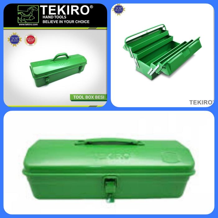 Gambar TOOL BOX BESI TEKIRO - Hijau, T528 dari Dwi Teknik Tools undefined Tokopedia
