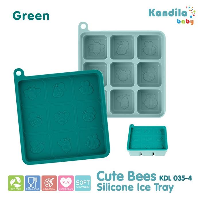 Gambar Kandila KDL035-4 Bees Silicone Ice Tray - MPASI Bayi | Cetakan Es Batu dari Baby Wise BSD undefined 4 Tokopedia