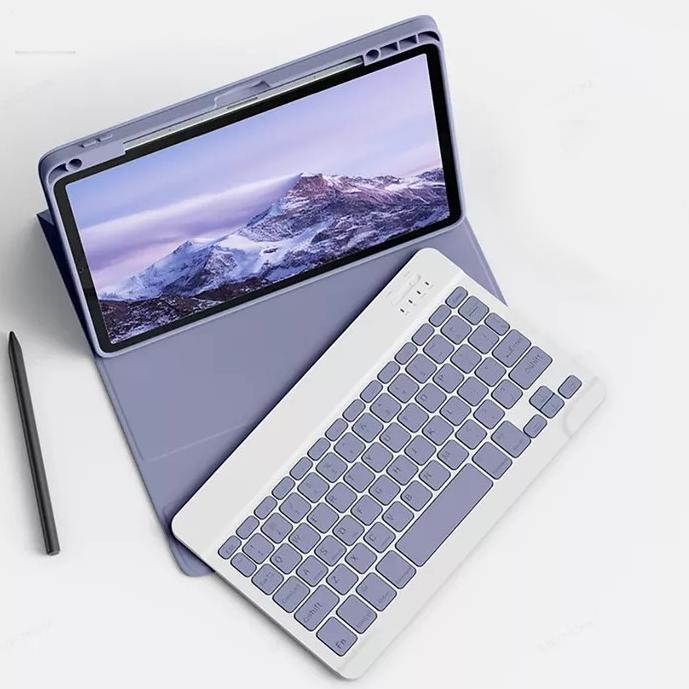 Gambar Flip Case Keyboard Huawei MatePad 11 Tablet MediaPad MatePad11 - Ungu dari nucleo undefined Tokopedia