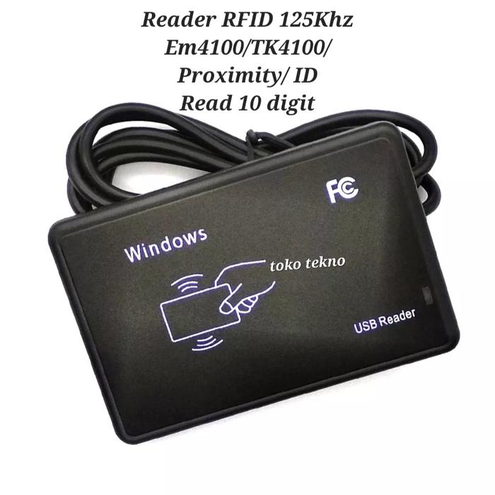 Gambar RFID Reader 125khz ( Proximity ) - tipis dari toko tekno asli undefined Tokopedia