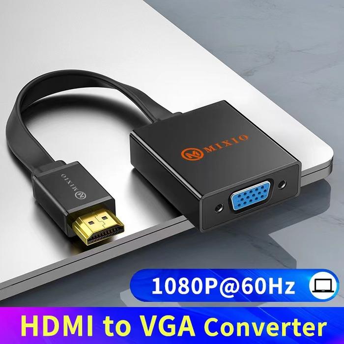 Gambar Vention ACI Adapter Converter HDMI to VGA Flat / HDMI TO VGA CONVERTER - mixioACInoaudio dari mix acc888 undefined Tokopedia