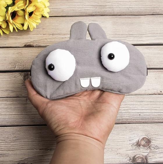 Gambar Masker Penutup Mata /Eye Mask Kain Gel Pendingin Rabbit Kelinci - no 2 dari Mega Indo Grosir undefined Tokopedia