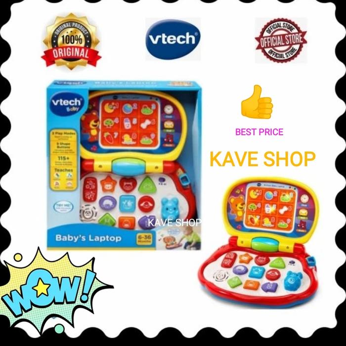 Gambar VTech My Laptop Orange Mainan Edukasi Anak - NEW - ORI - RECOMMENDED - Baby Laptop dari Kave.Shop undefined Tokopedia