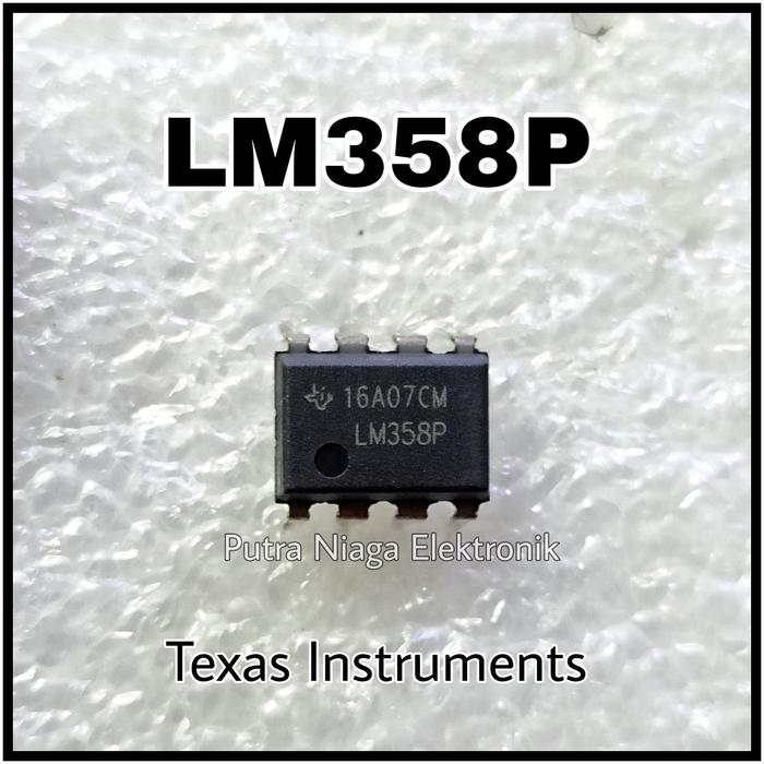 Gambar ic LM358 Dip 8 Pin LM358N LM358P Dual Op Amp - Texas Instrumen dari Putra Niaga Elektronik undefined Tokopedia