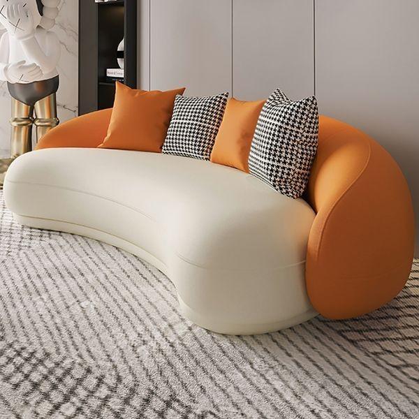Gambar sofa lengkung modern. dari CV. MEGA FURNINDO undefined Tokopedia