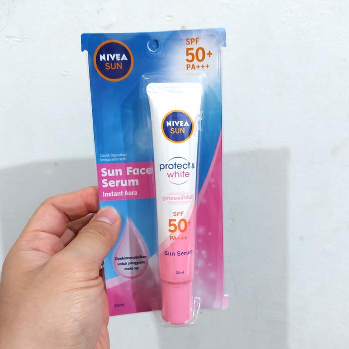 Gambar NIVEA Sun Face Serum Instant Aura 30ml - Putih dari Axcelthings undefined Tokopedia