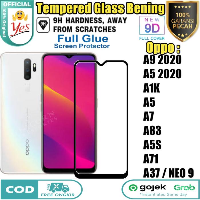 Protector Tempered Oppo A5 Back Glass Cover Fingerprint Oppo A5