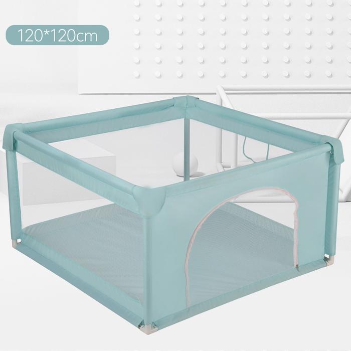 Gambar Baby Pagar Kolam Tempat Main Bermain Mainan Mandi Bola Bayi Anak - 120x120 cm biru dari jaws.acchp undefined Tokopedia