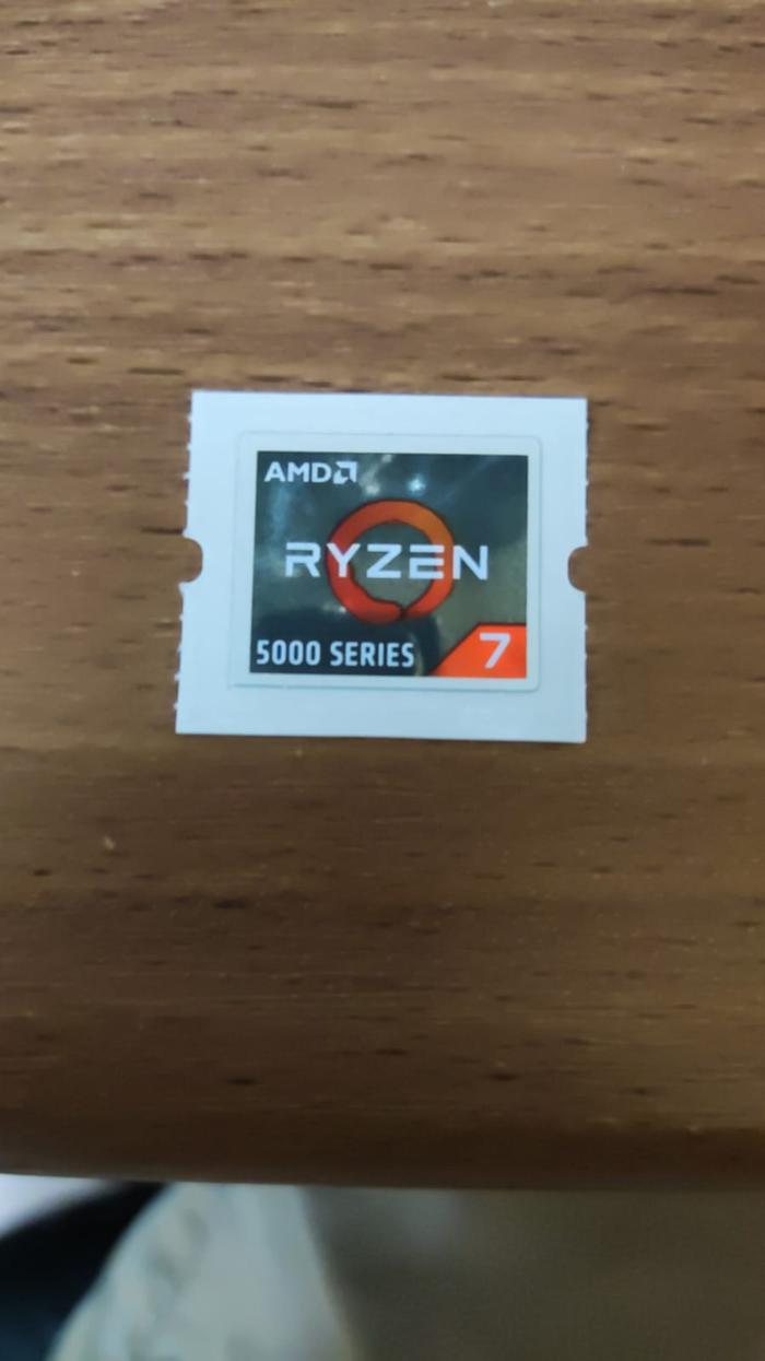 Gambar Stiker AMD/Ryzen 5/Ryzen 3/Radeon - RYZEN 7 5000 dari distributorkomputer undefined Tokopedia