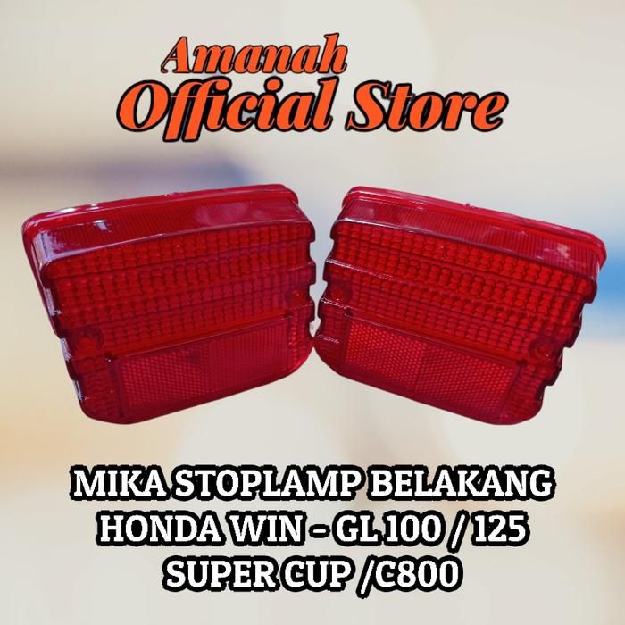 Gambar STOPLAMP LAMPU BELAKANG HONDA GL 100 SET DUDUKAN / PANGKON - mika saja dari Amanah Shop Cikarang undefined Tokopedia