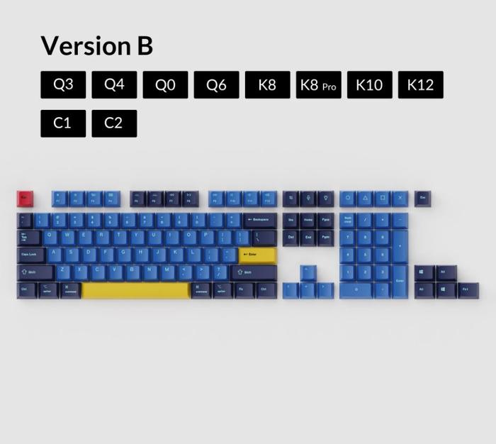 Gambar Keycap OEM Dye-Sub PBT Keycap Set - Beach - Version B dari Keychron Indonesia undefined Tokopedia