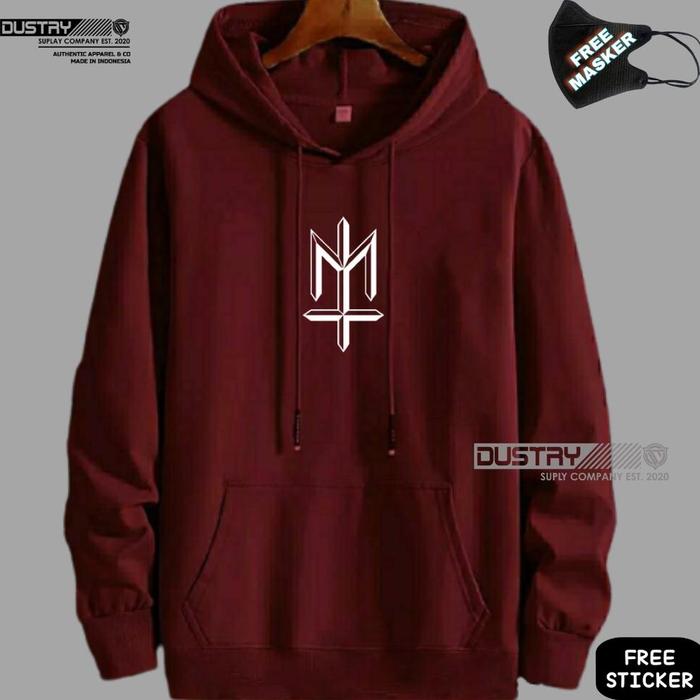 Gambar Sweater Hoodie Pria Distro MATERNAL DISASTER Original Brand Unisex - MAROON, L dari Restuanda Olshop undefined Tokopedia