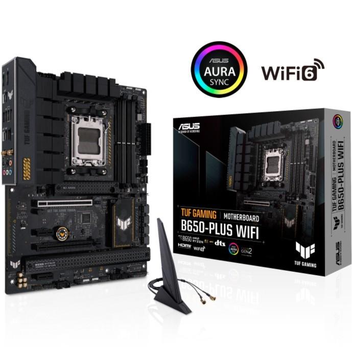 Gambar Mainboard Asus Tuf Gaming B650-Plus WiFi - ATX AM5 Ddr5 AMD7000 dari Global Link Distribution undefined Tokopedia