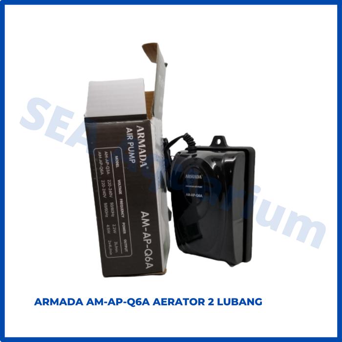 Gambar ARMADA AM AP Q3A-Q6A POMPA UDARA AERATOR Q3A-Q6A LOW WATT 1 - 2 LUBANG - AP-Q6A, Non Extra Pack dari seamart.id undefined Tokopedia