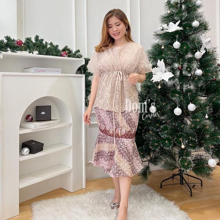 Gambar Domscorner - Francese glitter set - seri C - Nude-Gold dari domscorner.collection undefined Tokopedia