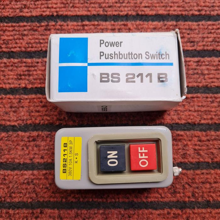Jual Power push button saklar on off switch breaker 10A BS211B pemutus ...
