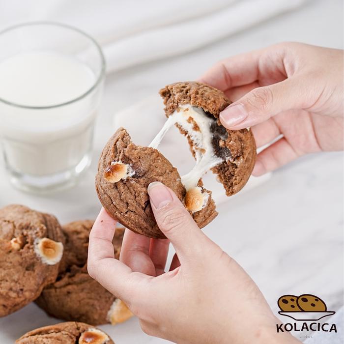 Gambar Jumbo Soft Baked Cookies Kolacica All Flavour - Choco Smores dari Kolacica Jkt undefined Tokopedia