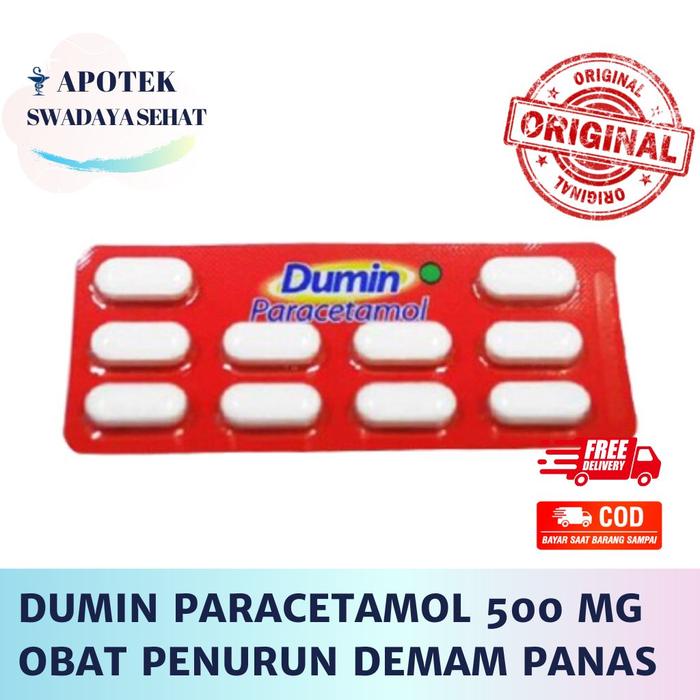 Gambar Dumin Tablet (Paracetamol 500mg) strip dari BioLife.id undefined Tokopedia