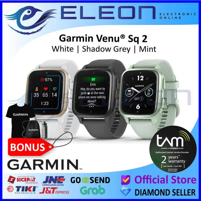 Gambar Garmin Venu SQ 2 / Venu Square SQ2 - Garansi TAM 2 Tahun - Non Music - Shadow Grey dari ELEON undefined Tokopedia