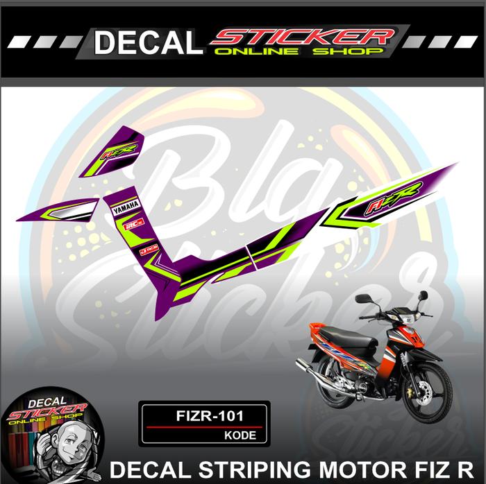 Sticker Motor Fiz R Jual STICKER STRIPING MOTOR YAMAHA FIZ R DESIGN TERBARU - FIZ R 101 ...
