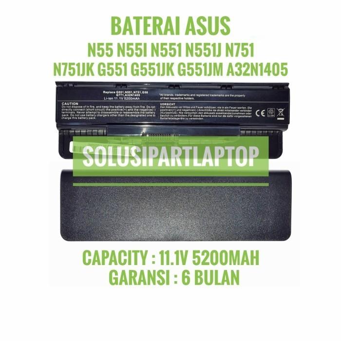 Gambar Baterai Asus ROG G551 G551j G551jk G771 G771j A32N1305 - N551 dari SOLUSIPARTLAPTOP undefined Tokopedia