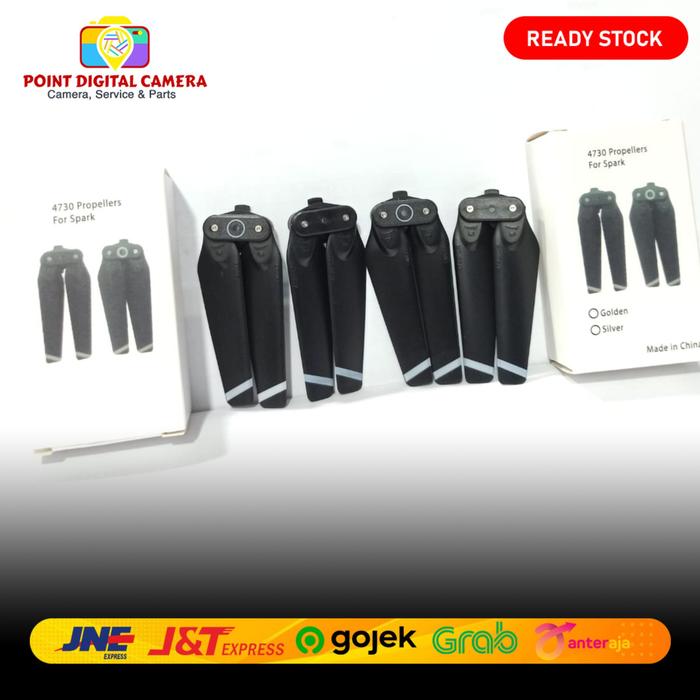 Promo Baling baling drone dji spark isi 4pcs Hitam Silver Kota