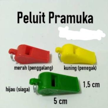 Gambar jual Peluit Pluit Perlengkapan peralatan Alat Pramuka Anak SD SMP SMA Unisex murah di makassar - MERAH PENGGALANG dari Toko Jamilah Madinah undefined Tokopedia