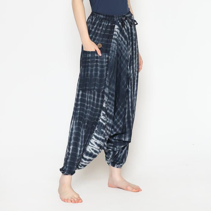 Gambar Celana Harem Yoga / Yoga Pant Union Motif Zebra All Size - Zebra Dark Biru dari Unique Yoga Indonesia undefined Tokopedia