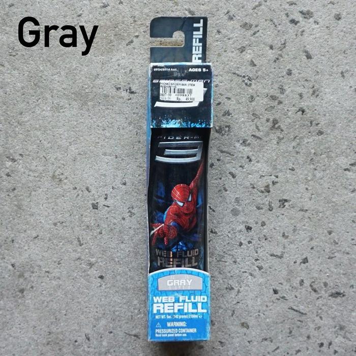 Gambar Spider Man 3 Web Fluid Refill Spiderman Spray String Party Jaring - Gray dari Toysgraphy Wonder undefined 5 Tokopedia