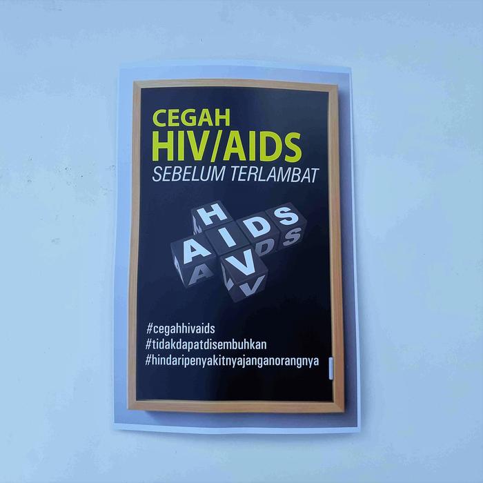 Jual Paket Lengkap Poster HIV AIDS, Poster Kesehatan, Paket Edukasi HIV ...