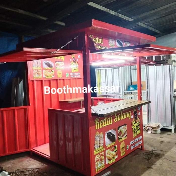 Gambar booth semi container dari Booth Makassar undefined Tokopedia