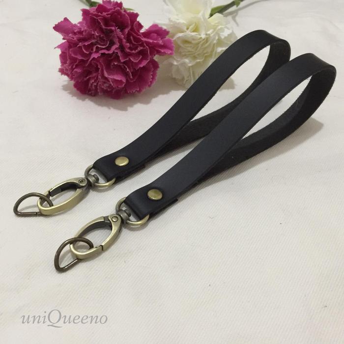 Gambar Wrist Strap / Strap Pouch / Tali Dompet Cluth - Hitam dari Satu Sisi_NEW undefined Tokopedia