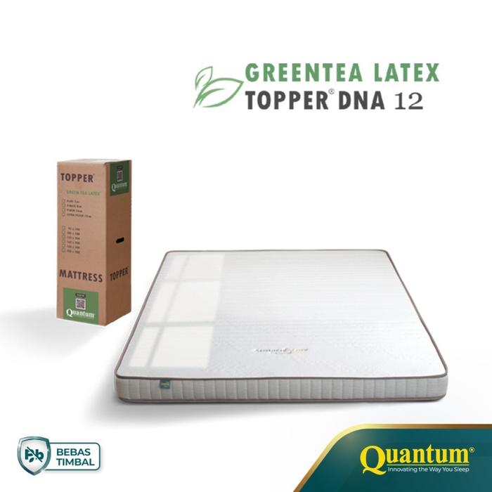 Gambar Quantum Mattress Topper Greentea Latex DNA 12 cm - Kasur Springbed - 90 x 200 dari Konxept Furniture Medan undefined Tokopedia