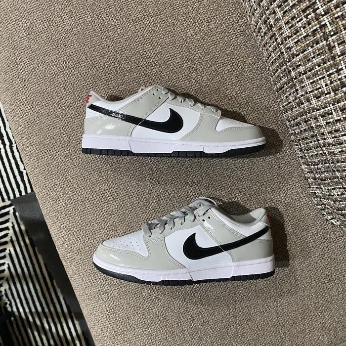 Jual Nike Dunk Low Light Iron Ore Grey Patent Leather Kota