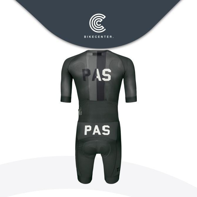 PAS NORMAL STUDIOS - T.K.O. SKINSUIT DARK GREY - TRIATHLON SHIRT