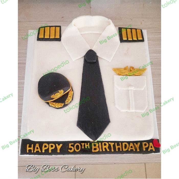 Gambar CUSTOM BIRTHDAY CAKE KUE ULANG TAHUN - vanilla cake, 16x16 (persegi) dari Big Boss Cakery undefined Tokopedia